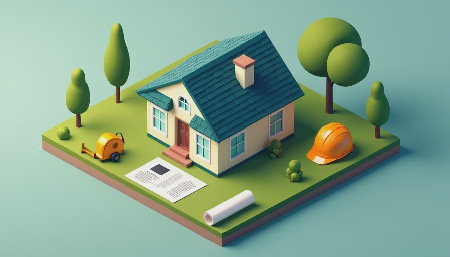 Illustration for roofing experts