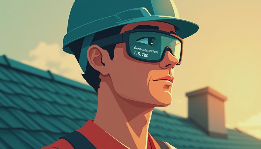 Visual context for roofing labor cost per square