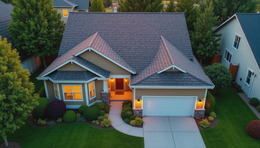 Illustration for roof types